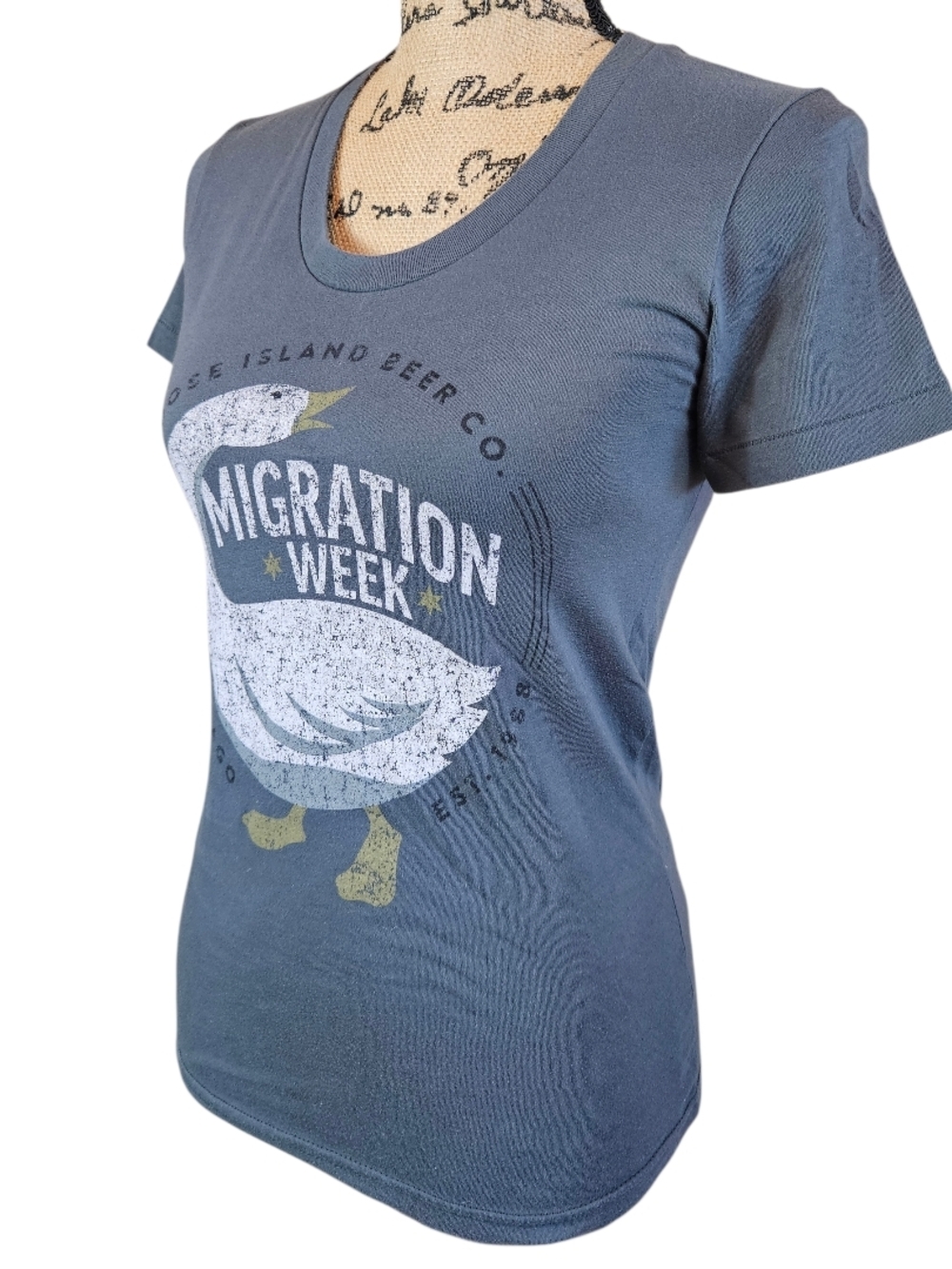 Goose Island "Join The Flock" Graphic Tee - Slate Grey - Picture 3 of 6